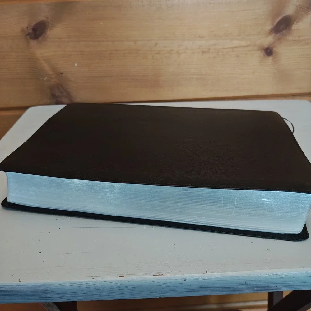 RVR 1960‎ Santa Biblia Letra Sper Gigante negro, piel fabricada VERY GOOD
